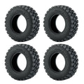 2/4pack Rubber Wheel Tires Tyres For Tamiya 1:14 Tractor Truck