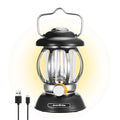 Portable Rechargeable Led Camping Lantern Flashlight Lamp 4400mah Usb