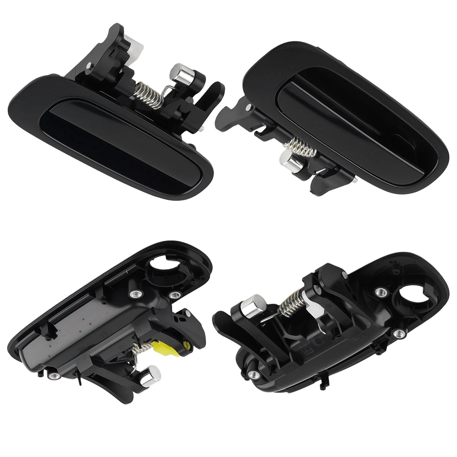 Door Handle Set for Toyota Corolla Sedan 1998-2002 69240-02030 4pcs Black