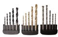 All-in-One 4-10mm 3 Sets: 5pc HSS Steel+5pc Masonry+5pc Woodworking Drill Bits