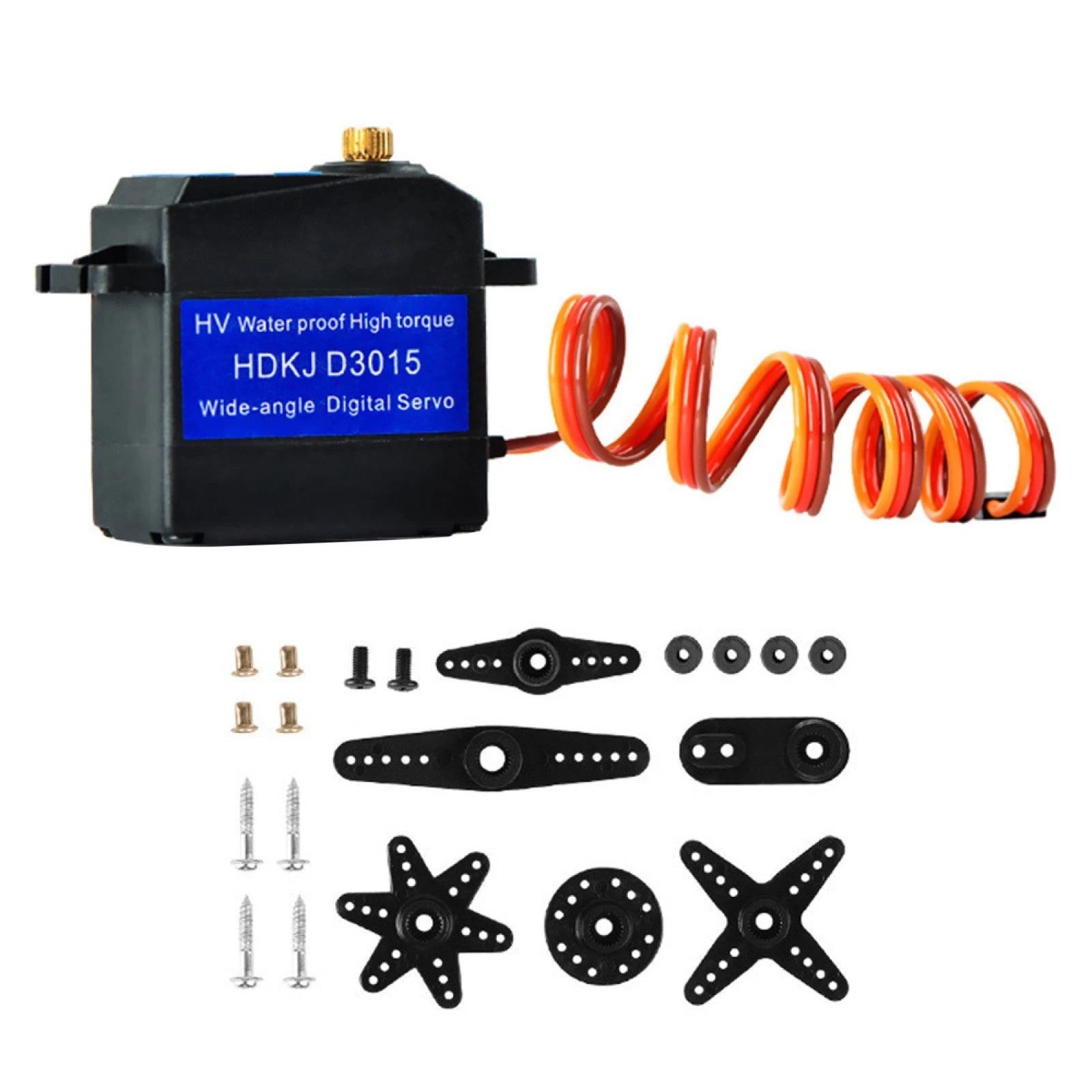 D3015 4.8V -7.2V 15kg Rc Car Metal Gear Waterproof Digital Servo High