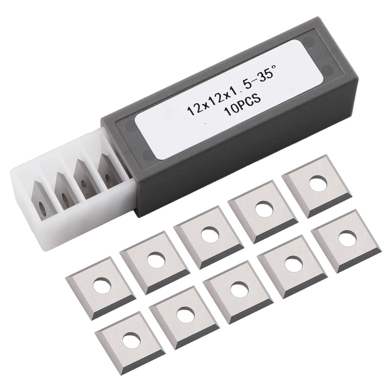 Cutting For Blades Suitable For Spiral Planers Set Of Ten Size 12x12mm