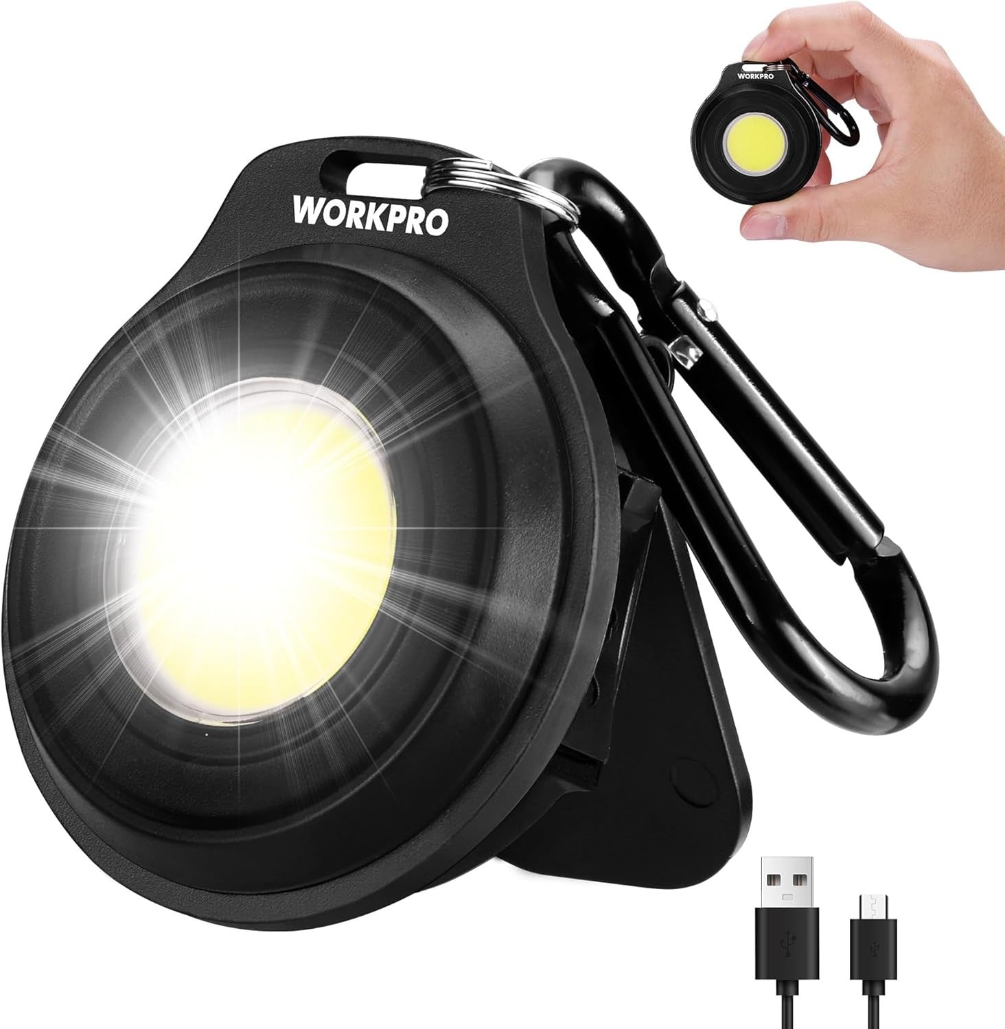 WORKPRO Rechargeable Magnetic Mini Work Light by WORKPRO