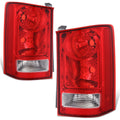 Fit 09-15 Honda Pilot Chrome Housing Red Lens | Built Supply Co