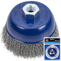 BlueSpot Steel Wire Cup Brush for Welding by BlueSpot