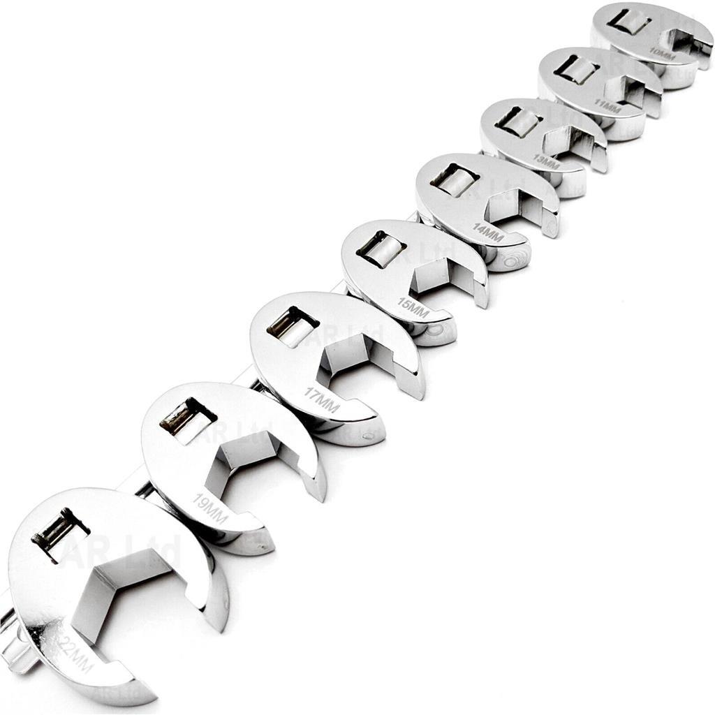 Toolzone 8pc Jumbo Crows Foot Wrench Set
