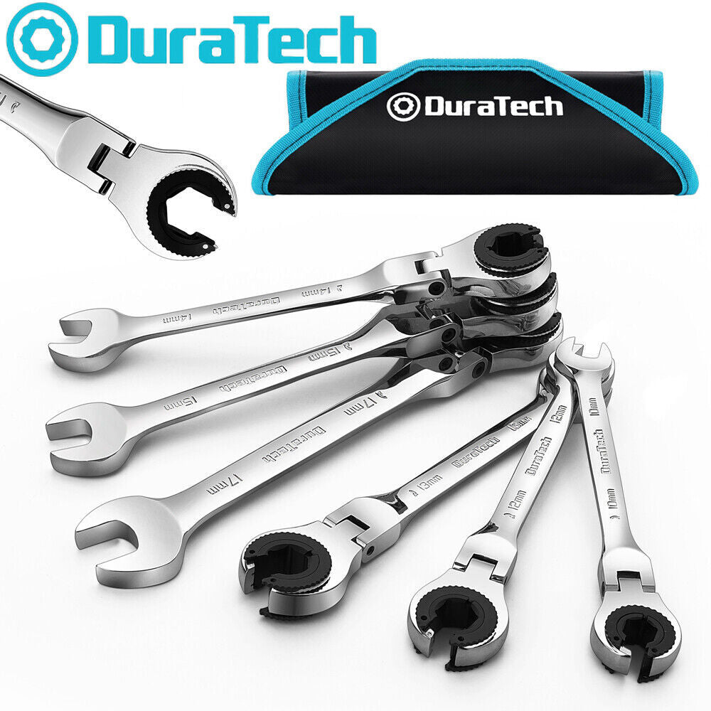 DURATECH 6 Pieces Metric Ratcheting Wrench Set by DURATECH