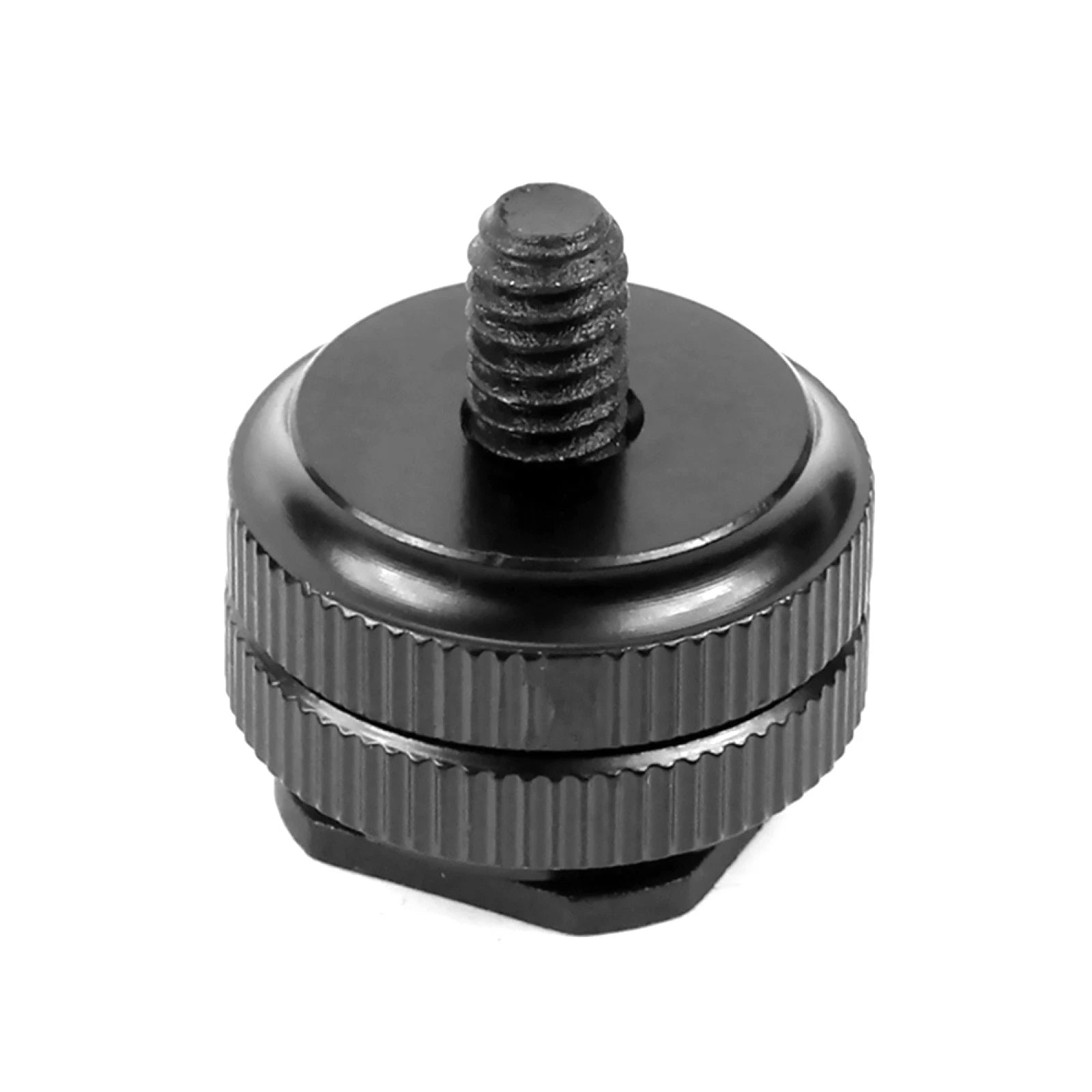 Aluminum Alloy 1/4" Standard Screw Head Adapter With Double Nut For
