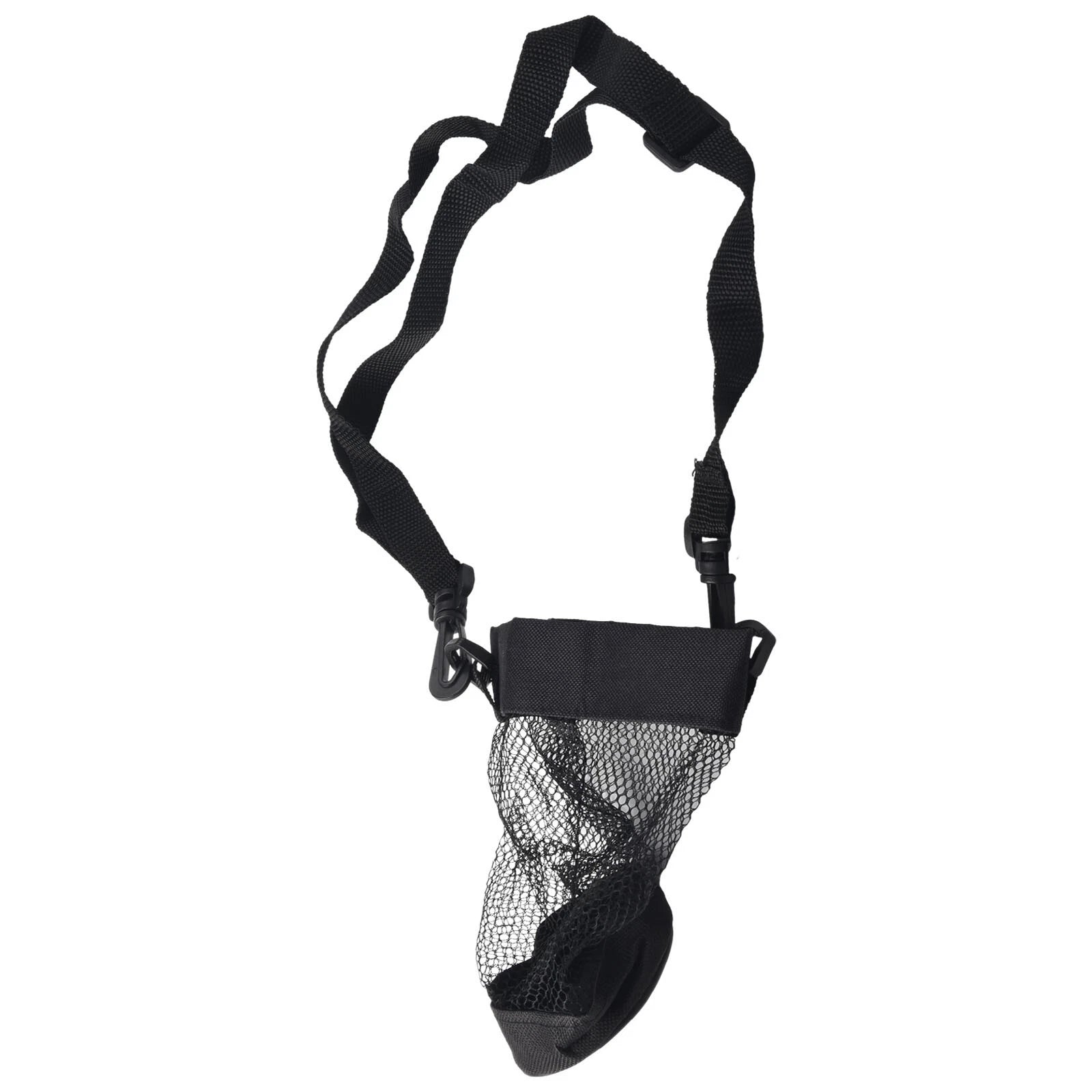 Black Water Bottle Holder Carrier Sleeve Pouch Shoulder Strap