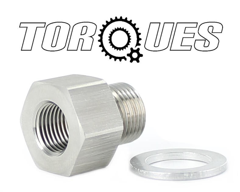 1/8" Npt Female to M12x1.0 Male Stainless Steel Reducer Adapter