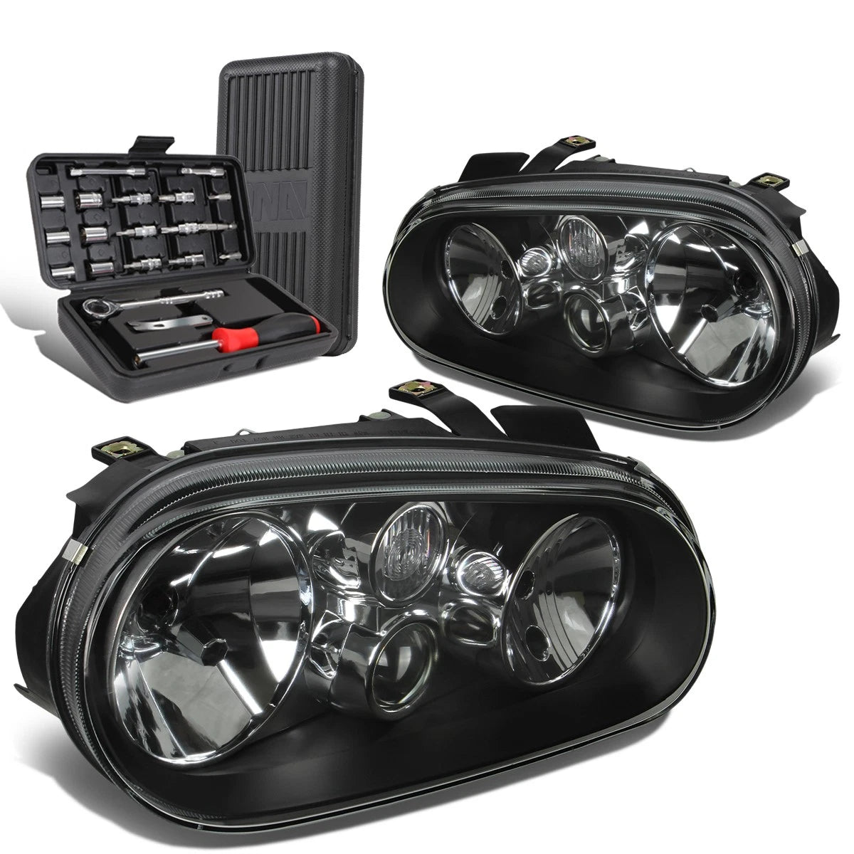 For 1999-2006 Volkswagen Jetta Black Clear | Built Supply Co