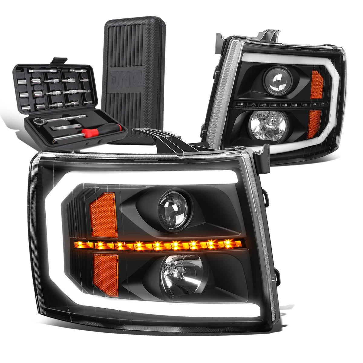 For 2007-2014 Silverado Led Drl Tube Sequential | Built Supply Co