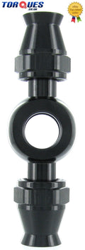 An-4 Double Banjo Ptfe Hose Fitting 10.5mm Black