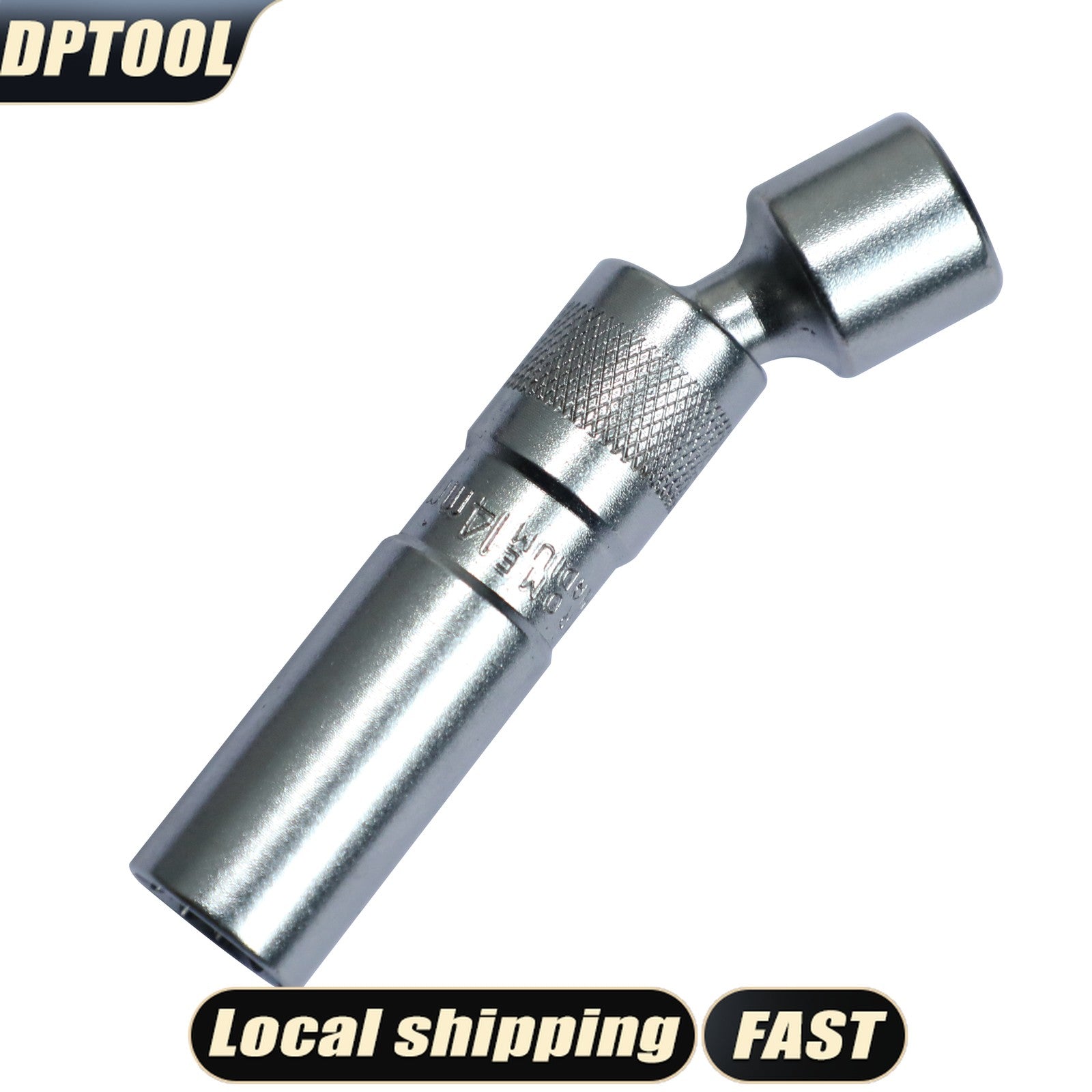 14MM Thin Wall Magnetic Swivel Spark Plug Socket 12-Point Removal Install Tool