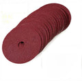 100PCS 5 Inch Calcined A/O Resin Fiber Sanding Discs 16 Grit by Unbranded
