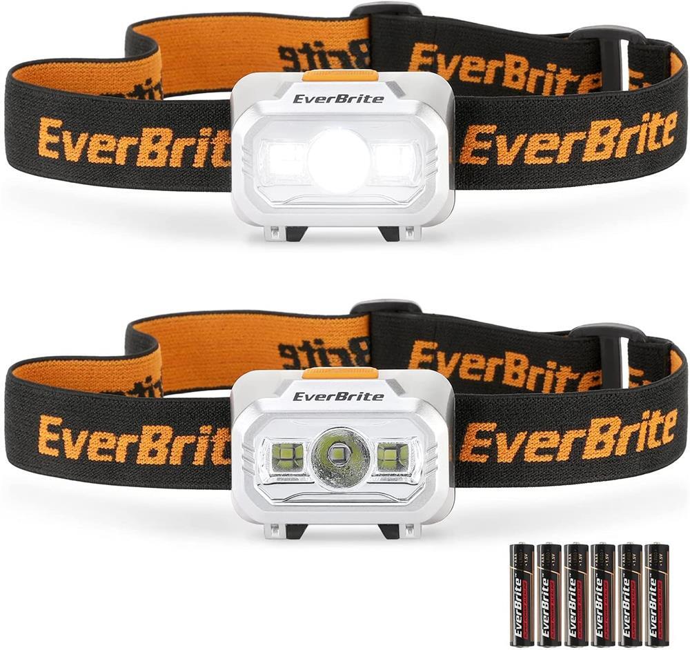 EverBrite 2 Pack LED Headlamp by EverBrite
