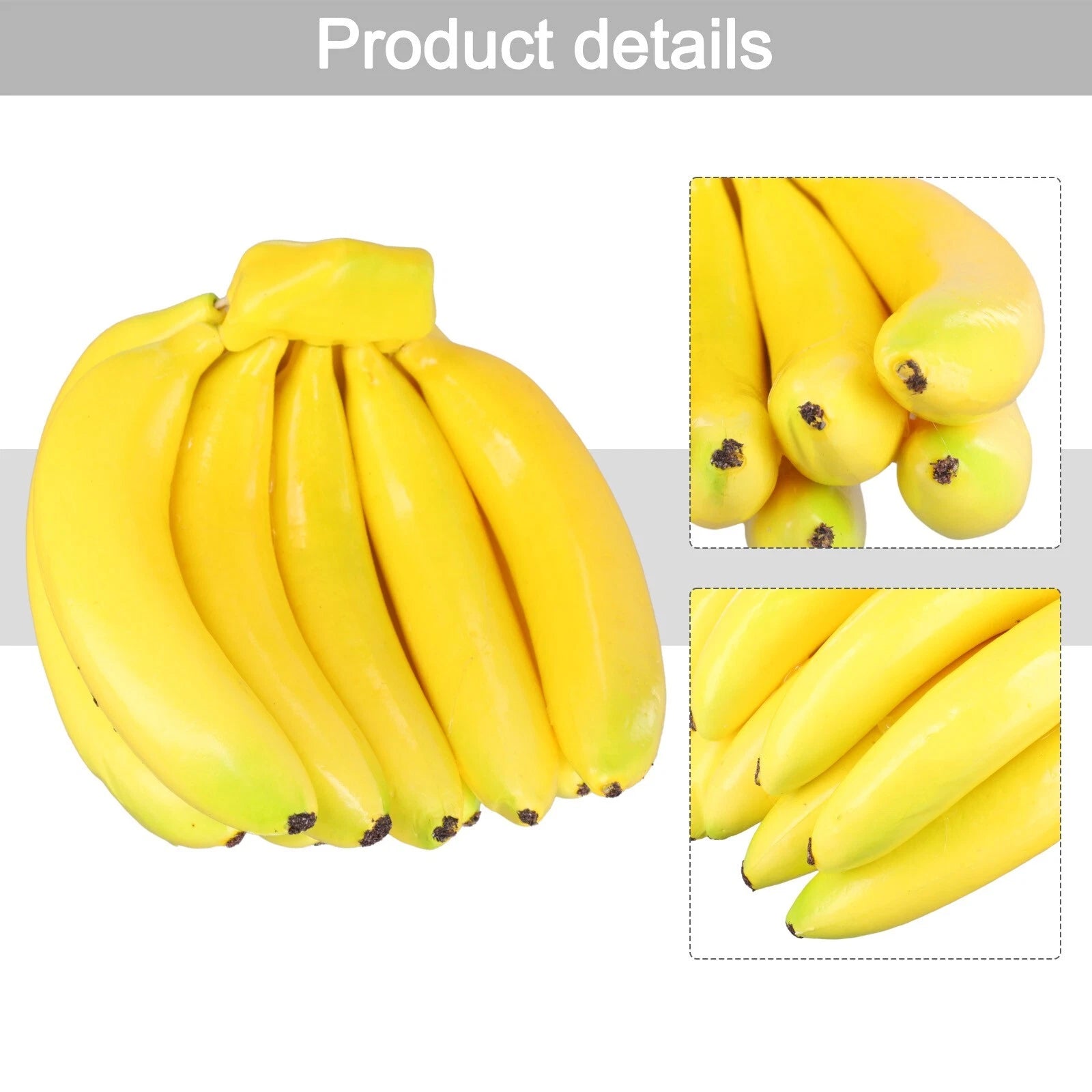 Artificial Bunch Of Banana Fake Fruit Plastic,decor Props Diy Craft