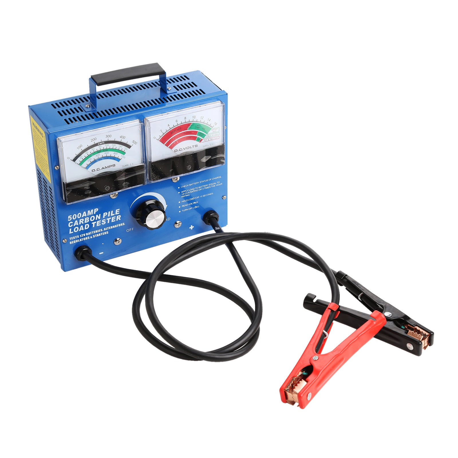Carbon Pile Load Tester Alternator Test Tool 6-12 Volt Battery