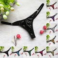 Women's Wet Look Underwear Sexy G String Thong Panties Size Colors