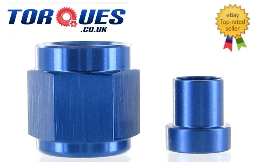 An -8 (an8 3/4" Unf 8an ) 1/2" Hardline Tube Nut and Sleeve