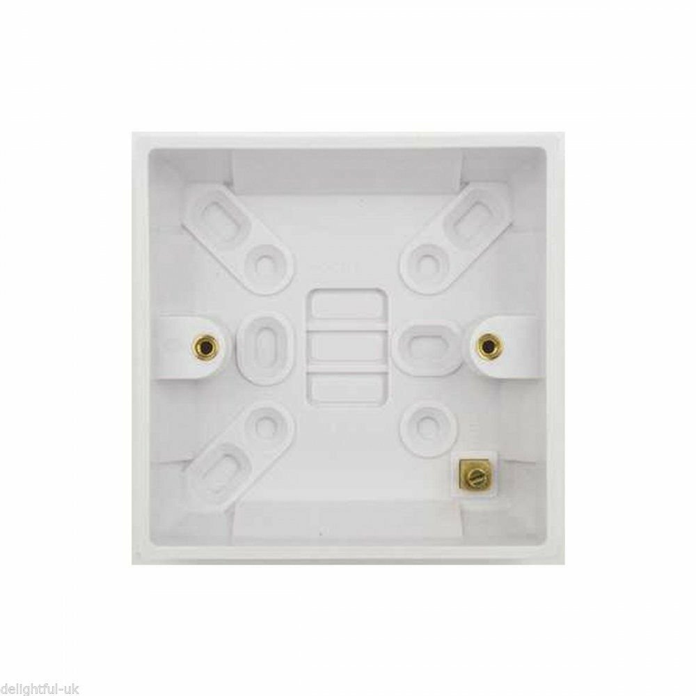 1 Gang Single Back Box Pattress 25mm
