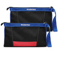 WORKPRO 12" Tool Pouches with Zipper 2-Pack Utility Bag Pouch for Tool