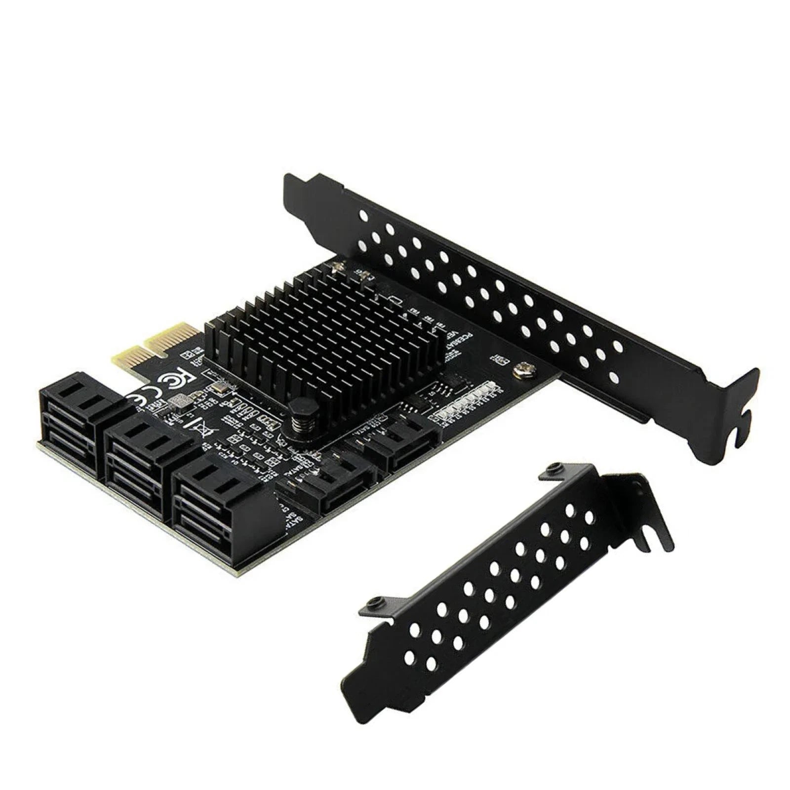 8-ports Sata 3.0 Pci Express Expansion Card Pci-e Controller 6g
