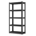 35.4W X 15.7d X 72h 3000 Lbs Black Steel 5 Tier | Built Supply Co