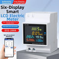Multifunction Digital Energy Meter Single Phase 220V For Din Rail