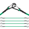 WORKPRO 4PC 24" Bungee Cord Superior Rubber Heavy Duty Strap Strong