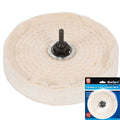 Bluespot 150mm Buffing Polishing Cloth Cotton Mop Wheel Pad For Power DrillOpens