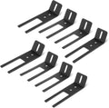 8 Pcs Interior Visor Bar Headliner Emergency Warning Light U-Bracket