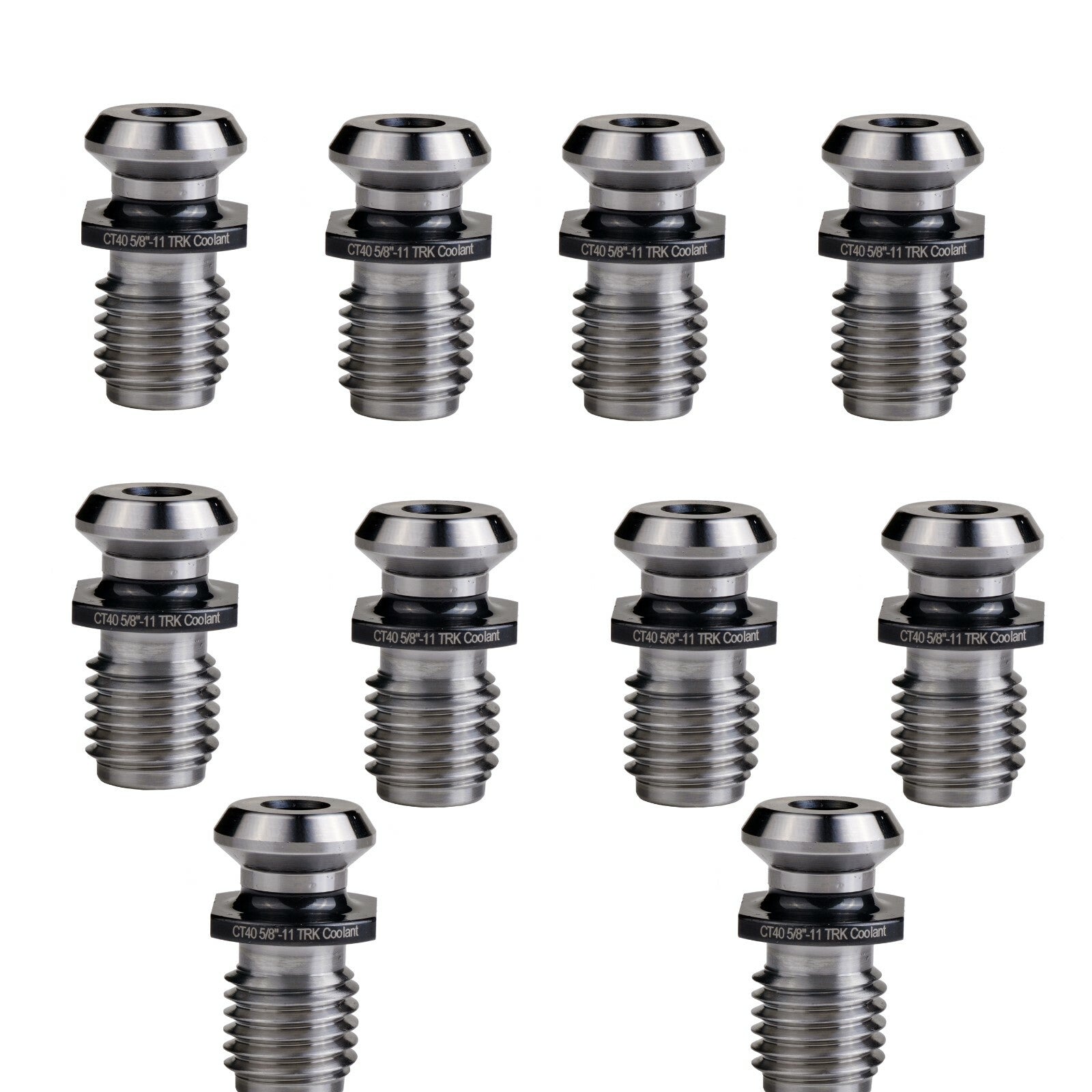 10pc CAT40 5/8-11 Coolant Pull Stud Retention Knob