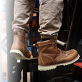 Durawerk Us Size 9.5 Men's Composite Toe Work Boot Non-slip Safety