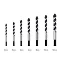 Practicall Triangle Glass Drill Tool Diamond Drill Drill Bit Glass MetalOpens in