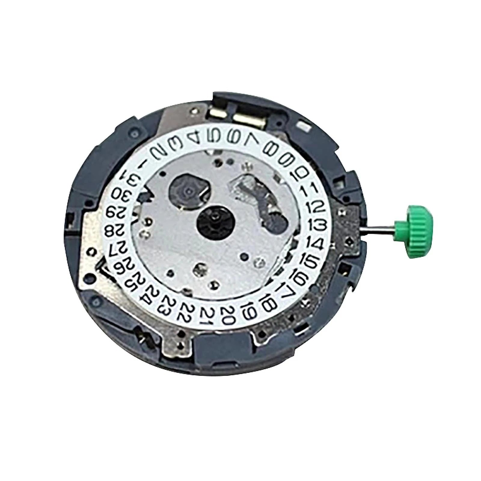4.13mm Thickness Date At 3 Quartz Watch Movement W/ Stem&battery For