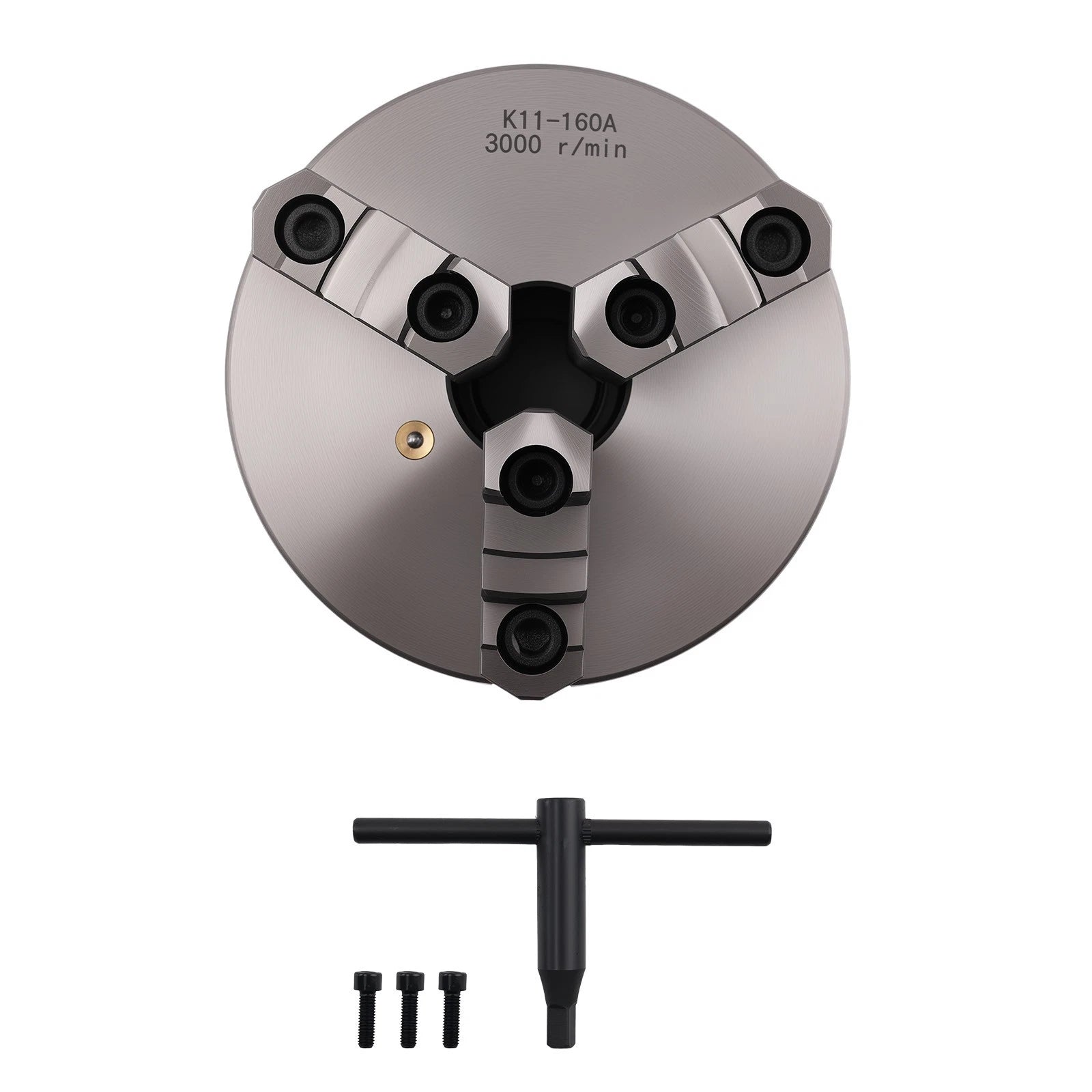 3-jaw Self Centering Lathe Chuck 160mm K11-160a 6 | Built Supply Co