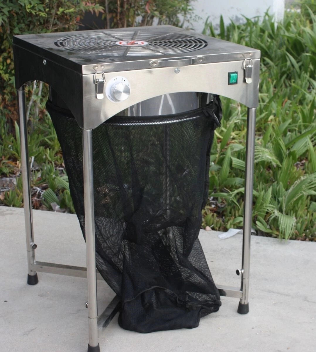 Triple Stainless Steel Blades Pro 18" Electric Hydroponic Trimmer