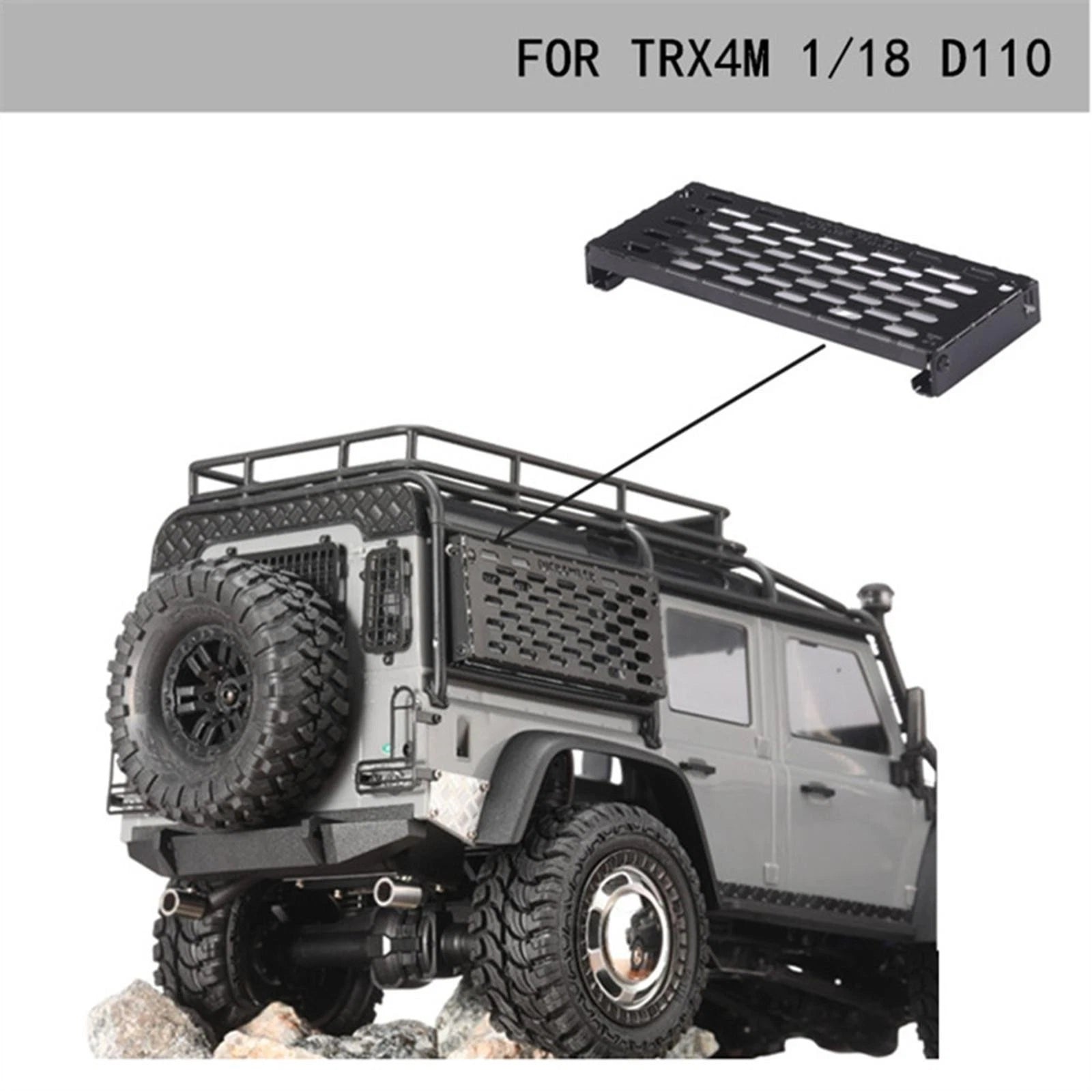 Open Cover Folding Camping Table For Traxxas Trx4m Defender D110 1/18