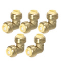 XFITTING 1/4" Push Fit Elbow - 5 Pack