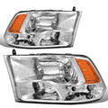 Fit 2009-2018 Dodge Ram Pickup Chrome Housing Amber | Built Supply Co