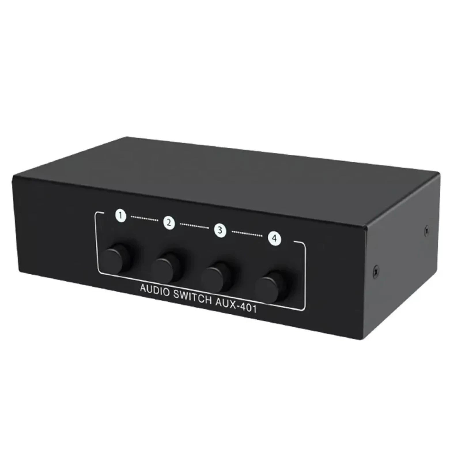 Stereo Audio Switcher 4 In 1 Out A/b Analog For Multi-source Switching