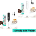 HAUSHOF Handheld Electric Milk Frother Foam Maker USB Type-C Whisk