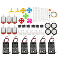 6set Dc Motors Kit Mini Electric 3V 10000 Rpm Strong Magnetic For Diy