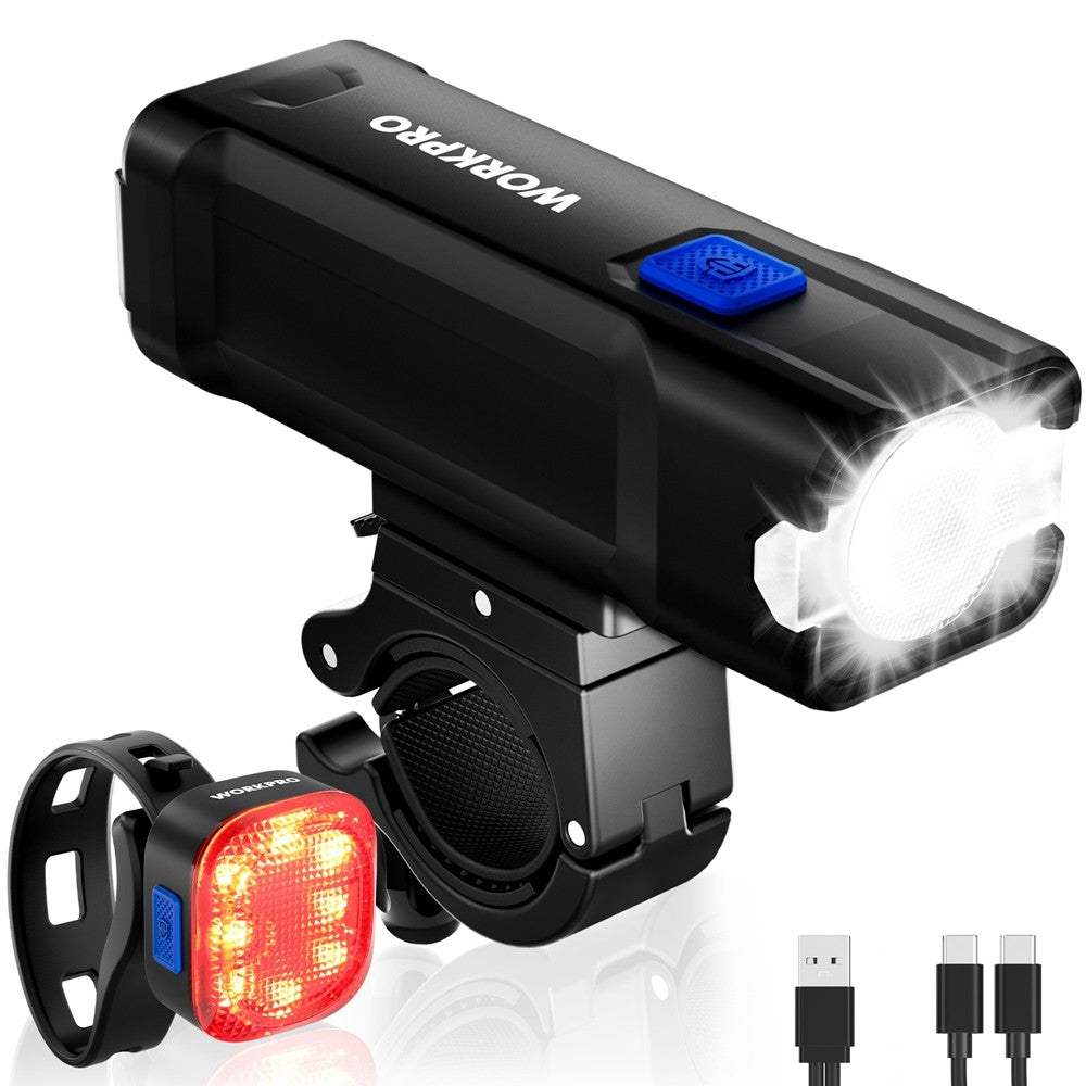 WORKPRO USB Rechargeable Bike Light by WORKPRO