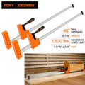 Jorgensen 2 Pack 48-inch Bar Clamps 90°cabinet | Built Supply Co