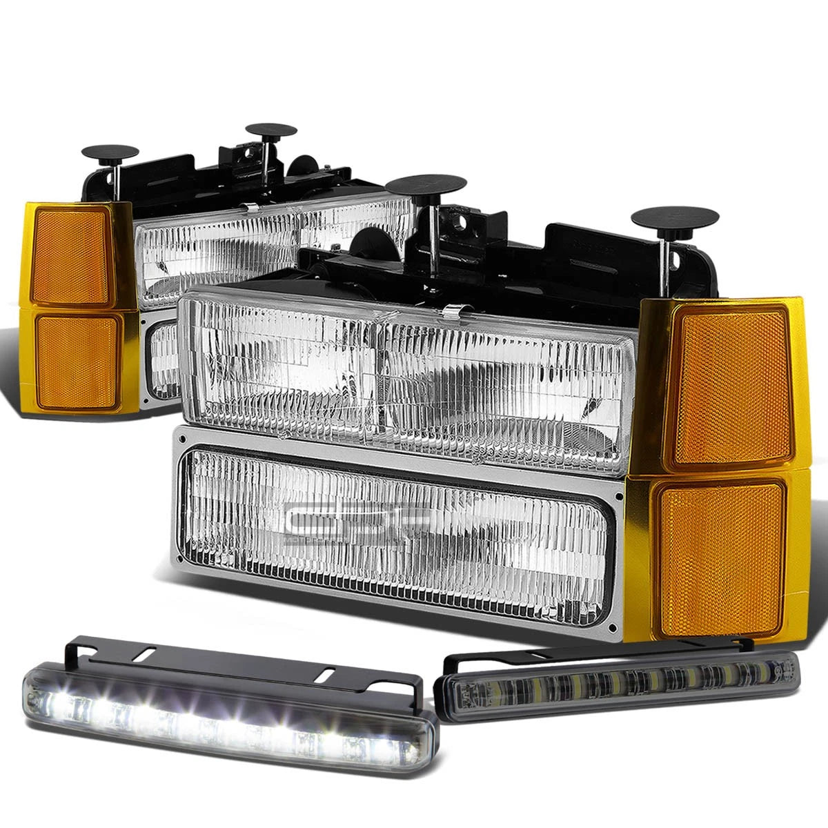 Oe Style Headlight+ambe<wbr/>r Corner+bumper+<wbr/>L | Built Supply Co