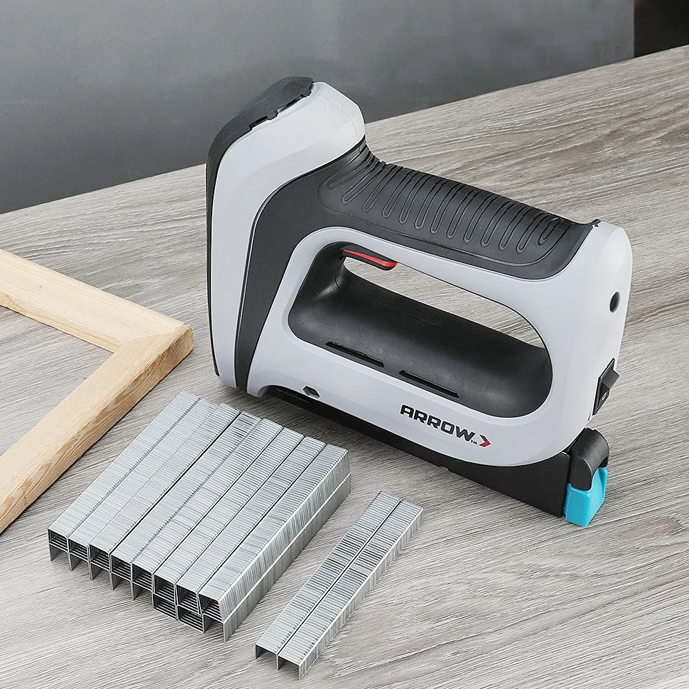 Arrow Cordless Electric Staple Gun Stapler Kit T50 1/4" 3/8" 1/2"
