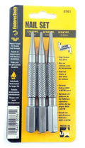 Enderes Tool Nail Set Made In Usa High Carbon Steel 1/32, 2/32, 3/32"