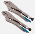 Laser Uk 10" Locking Pliers Vice Grip Wrench Chrome Molybdenum Curved